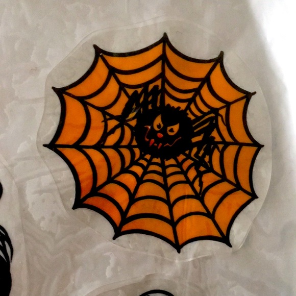 Window Decals - Witch, Ghost, Bat, Spider &  Halloween Clings - Picture 3 of 7
